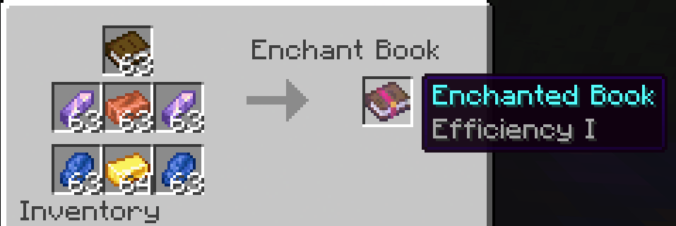 Thumbnail Efficiency Lv.1 Crafting Recipe