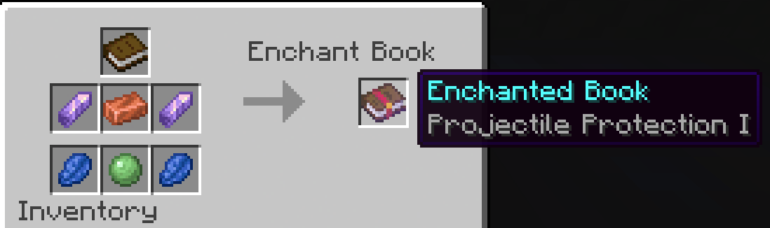 Thumbnail Projectile Protection Lv.1 Crafting Recipe