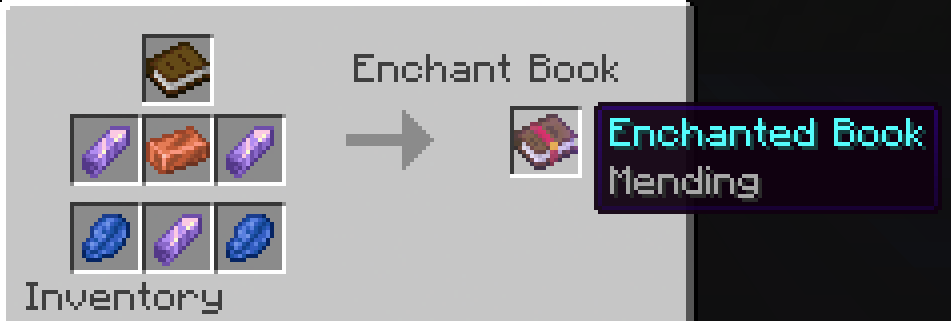 Thumbnail Mending Crafting Recipe