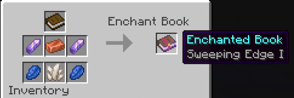 Thumbnail Sweeping Edge Lv.1 Crafting Recipe