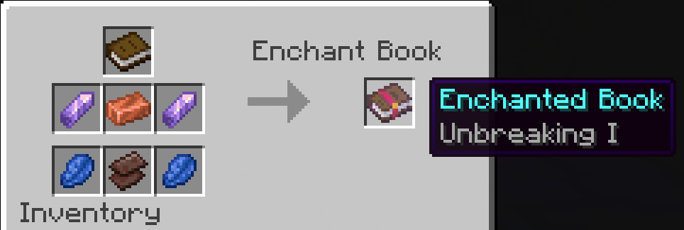 Thumbnail Unbreaking Lv.1 Crafting Recipe