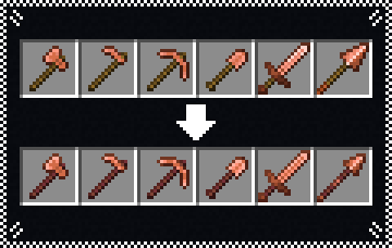 Thumbnail How the pack alters copper tools.