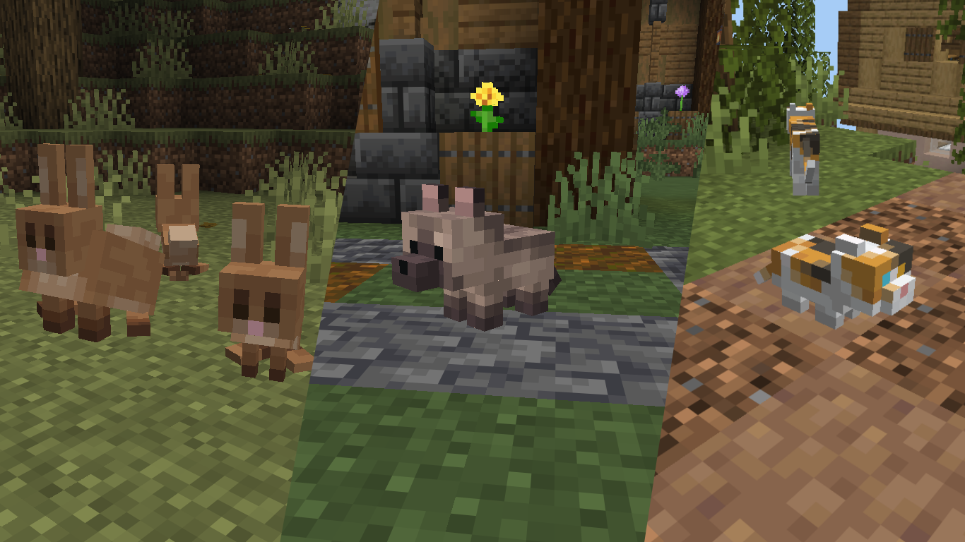 Baby Animals and Rabbit model backport - Gallery - Minecraft Resource ...