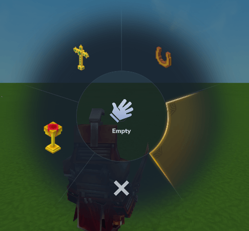 Thumbnail All relics must be on the utility wheel