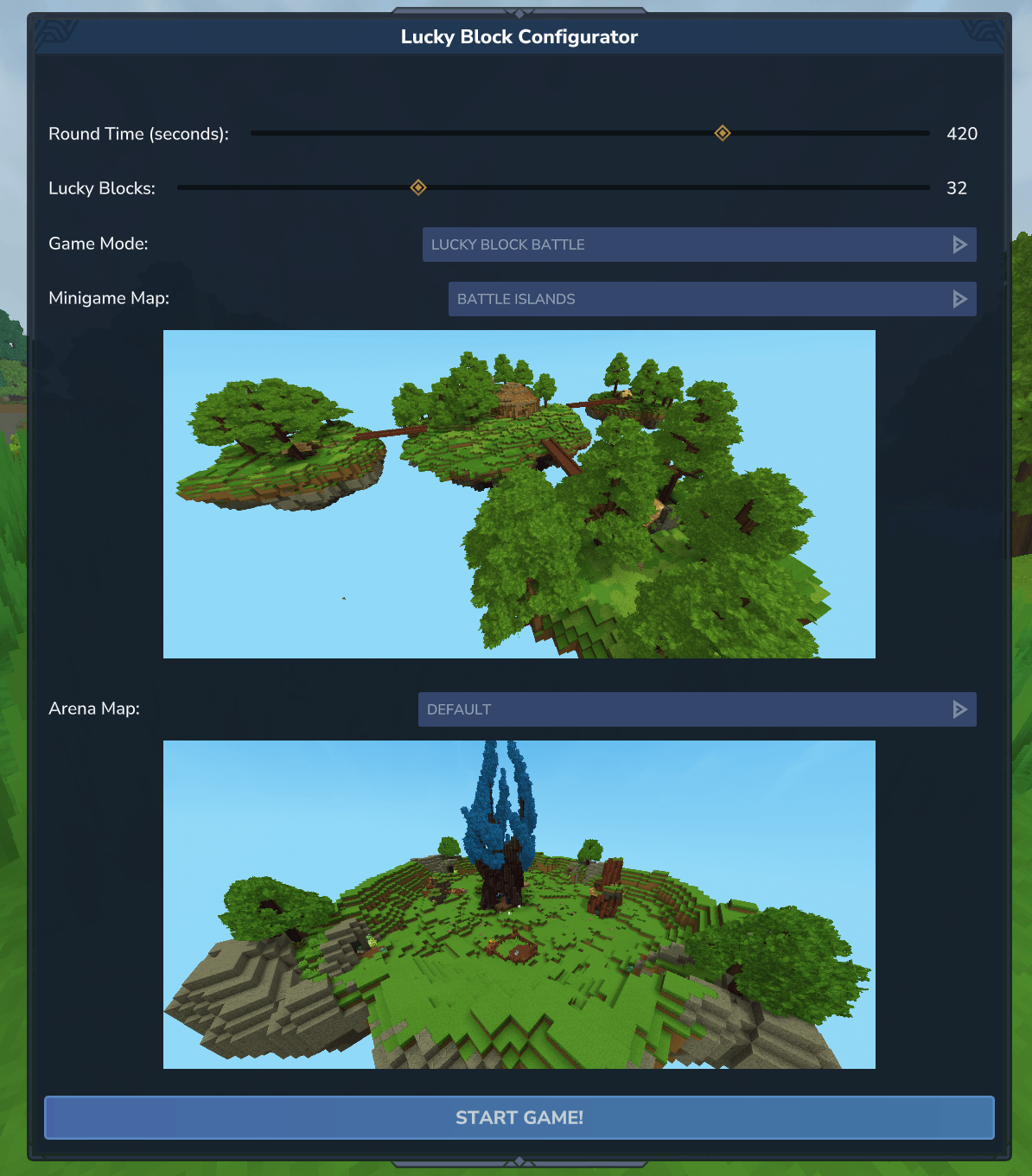 Configuration GUI