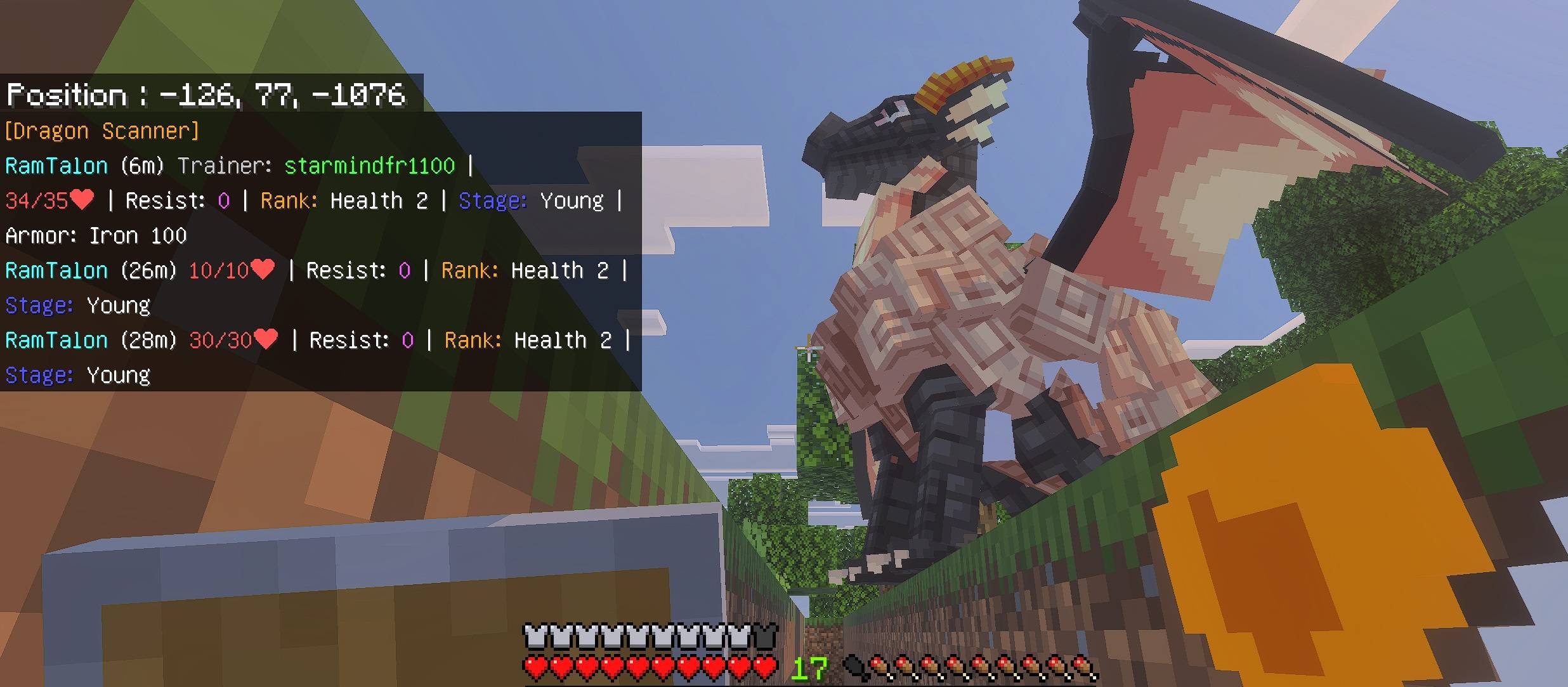 تحميل مود دروع التنانين لماين كرافت