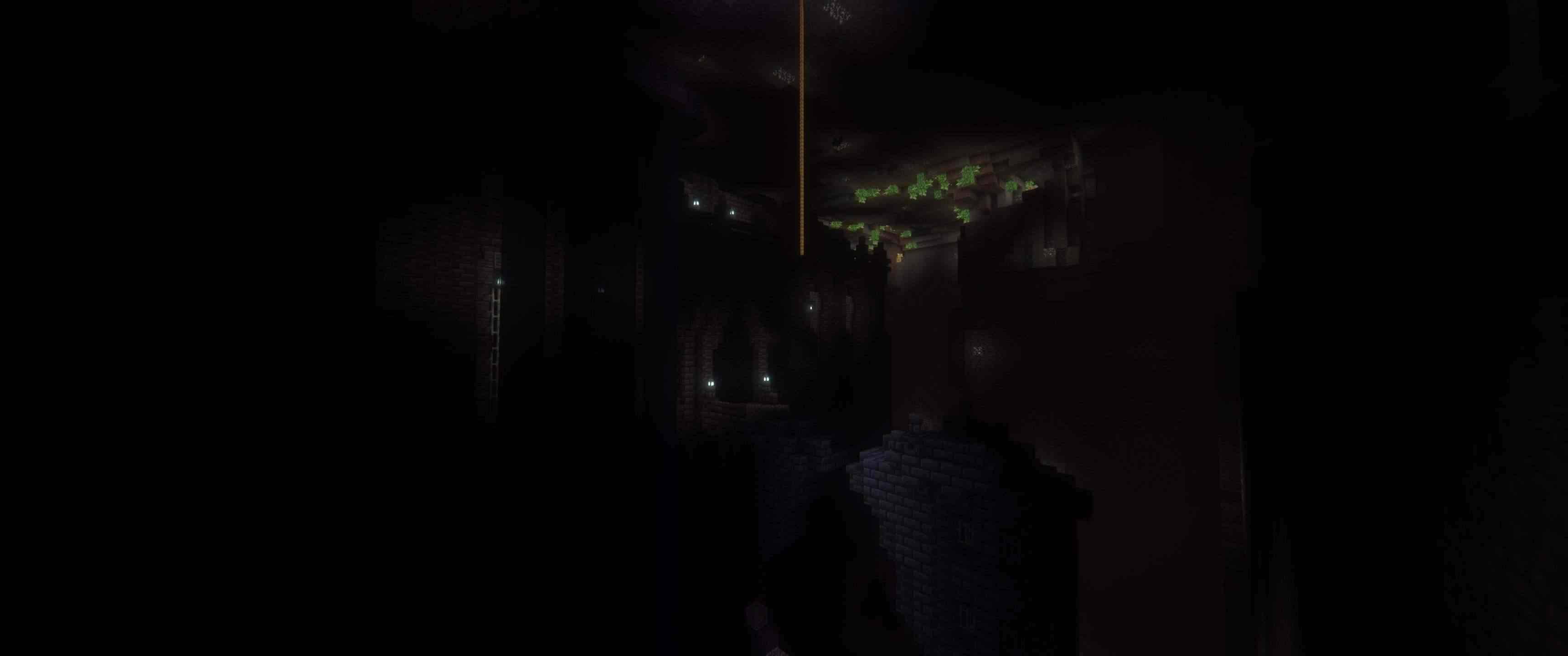 Thumbnail Sometimes, underground caverns get so large that they might as well be considered another world. (And I'd consider this one SMALL compared to what I've seen.) Rope coming down for scaling effect c: