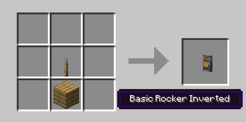 Basic Rocker Inverted Recipe