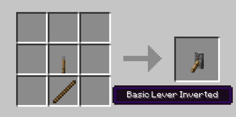 Basic Lever Inverted Recipe