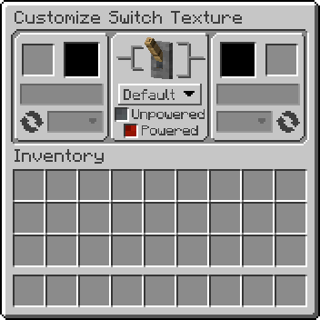 Customize Switch Texture GUI