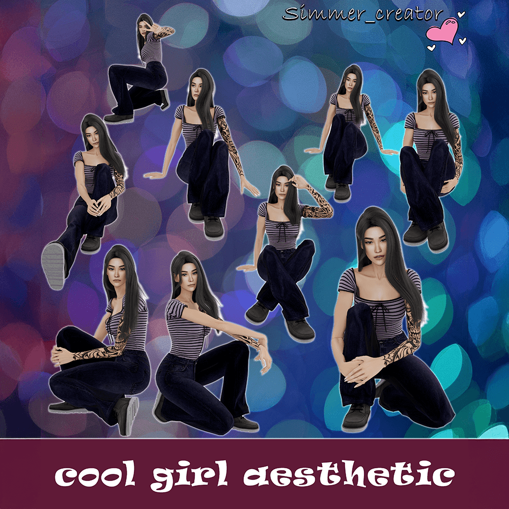 Cool girl aesthetic