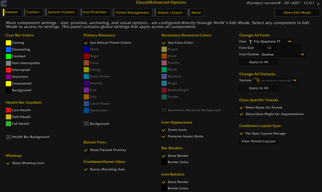 Capture d’écran n°1 de ClassUIEnhanced Capture d’écran n°1 de ClassUIEnhanced
