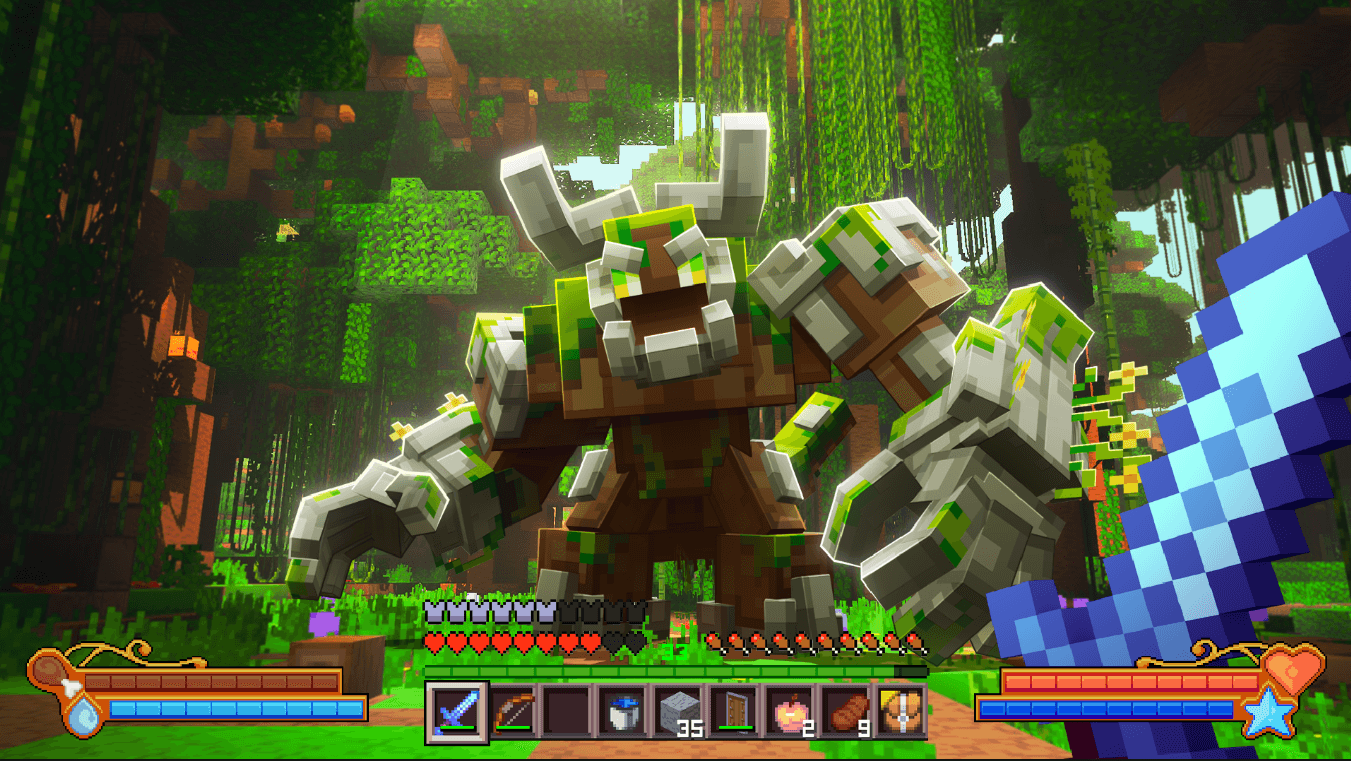 Explore the dangerous Jungle Mineshafts and challenge the fearsome Ombari Boss lurking deep within the overgrown ruins.