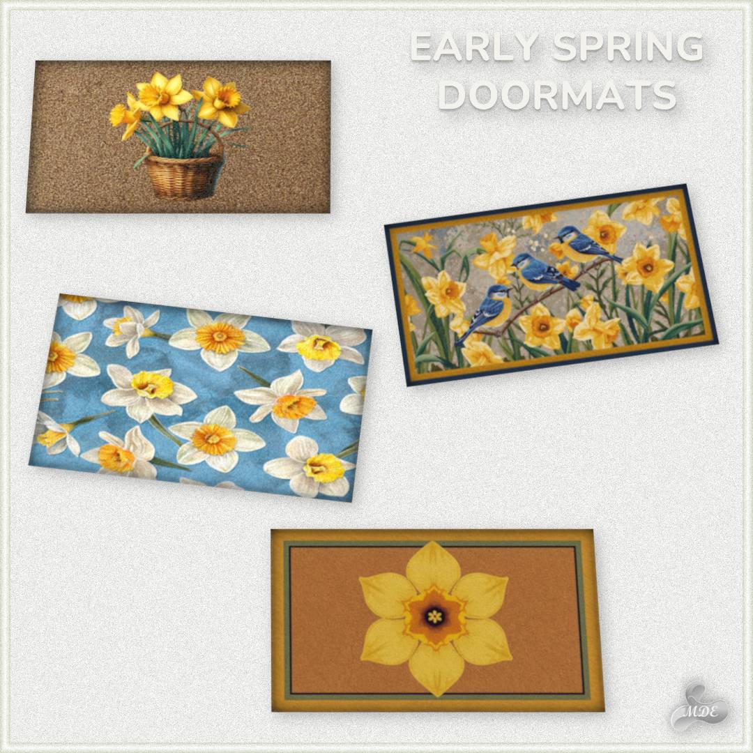 Early Spring Doormats
