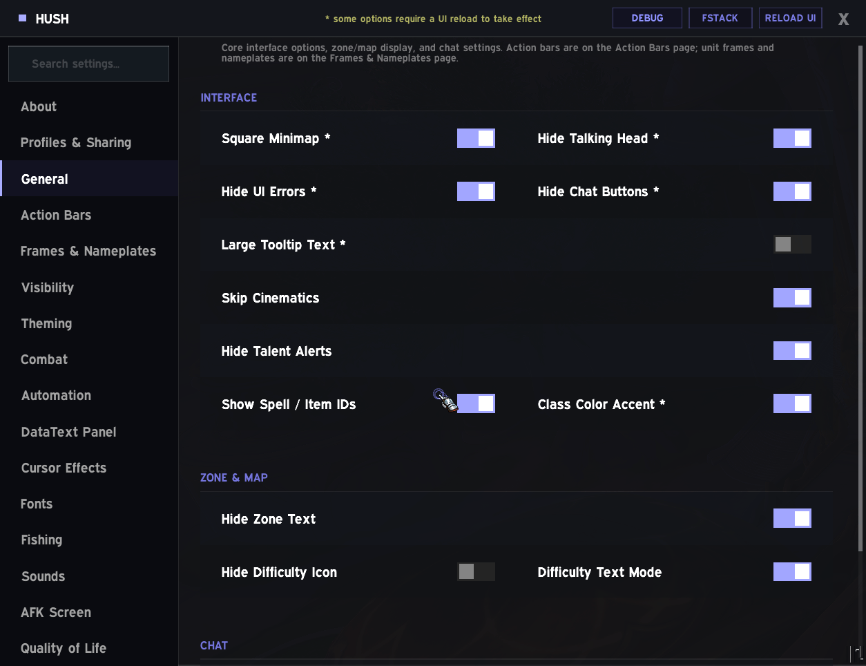 Thumbnail General Settings