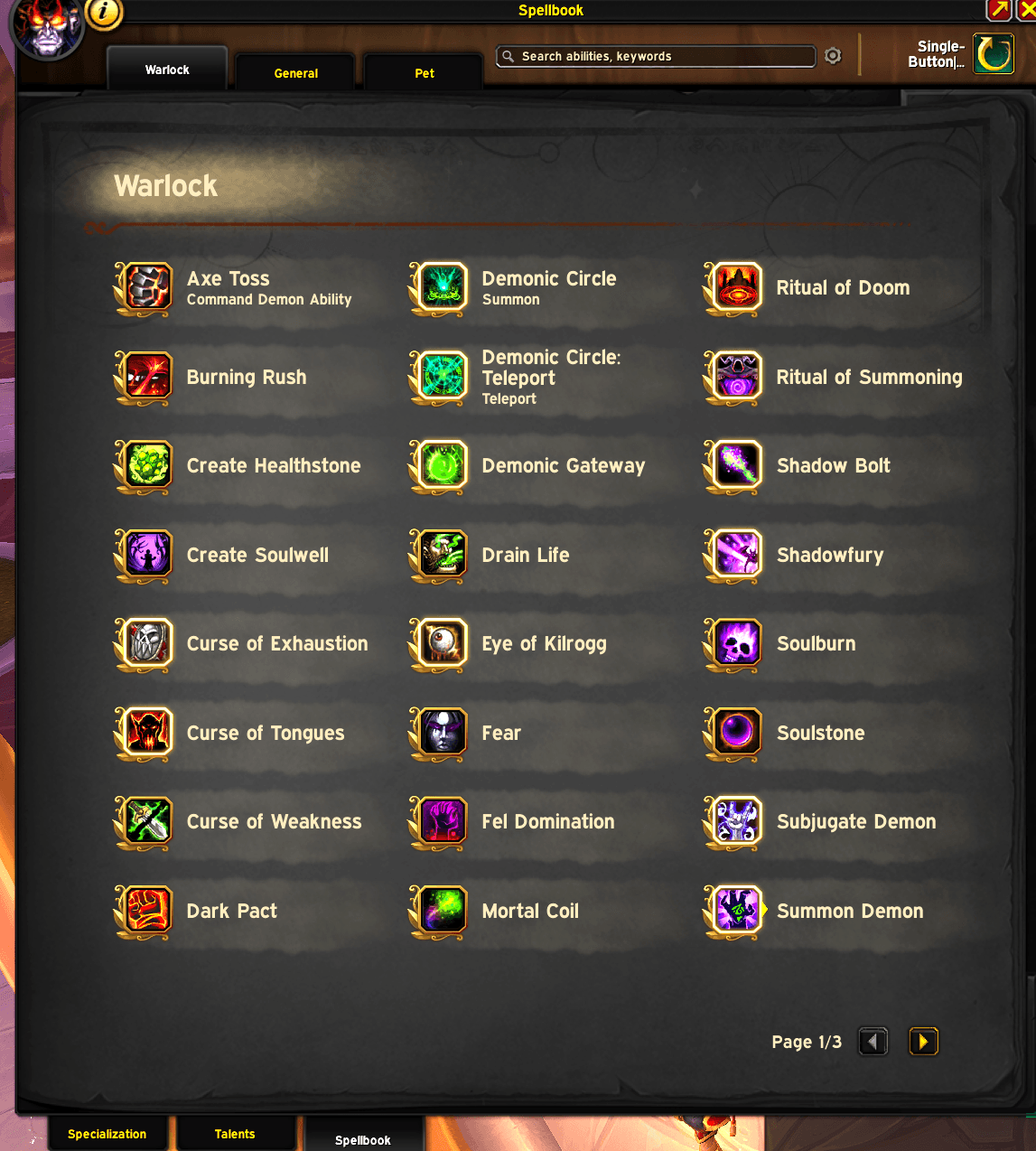 Thumbnail Spellbook Theming