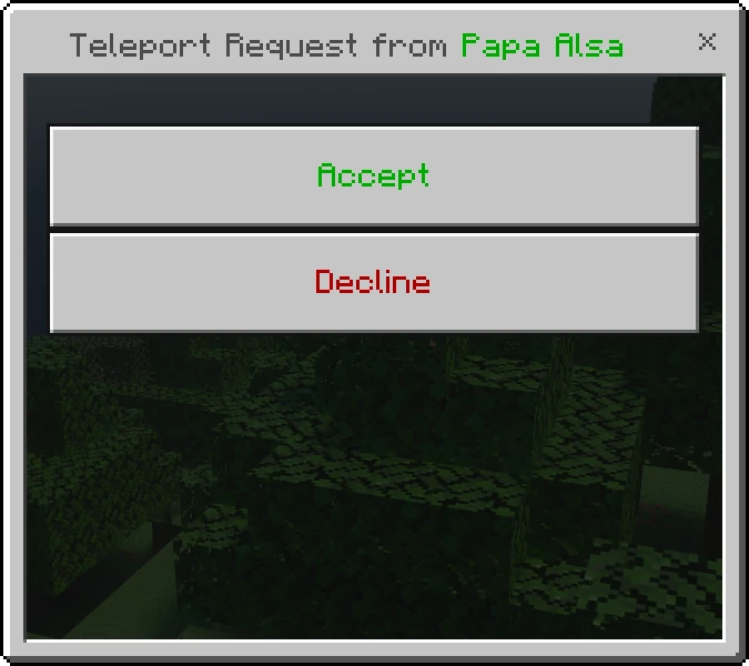 GUI Confirmation