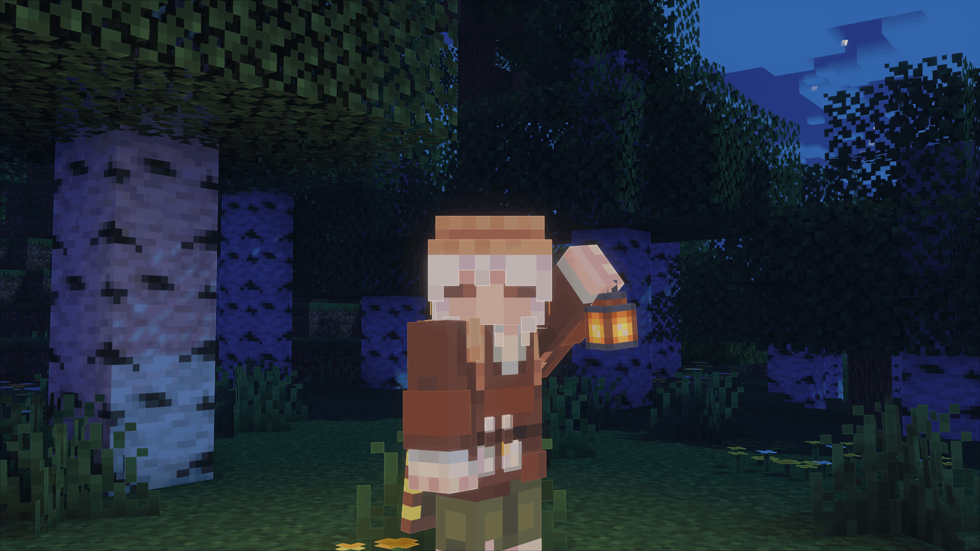 Holding Lantern