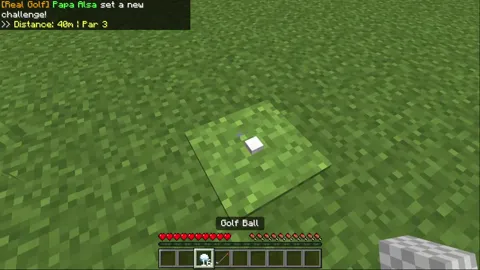 real-golf-ball-placing