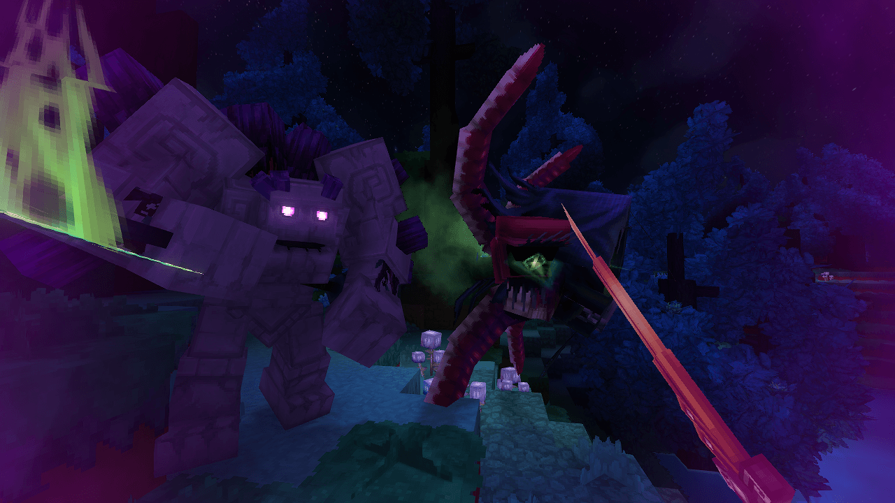Thumbnail Spawns at night with other Void creatures in Azure, Savannah, Glacial, and Wastes biomes during certain moon phases.
