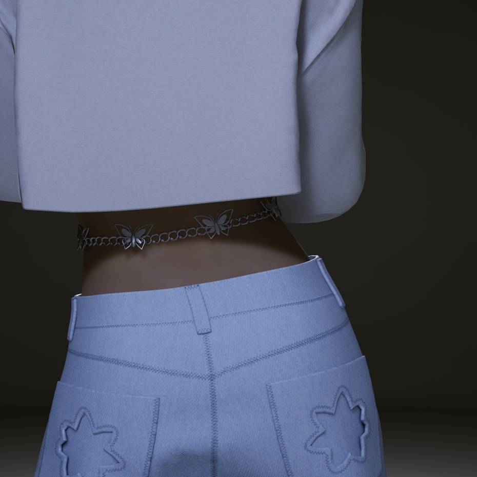 ✨ Star Cutout Denim Jeans ✨