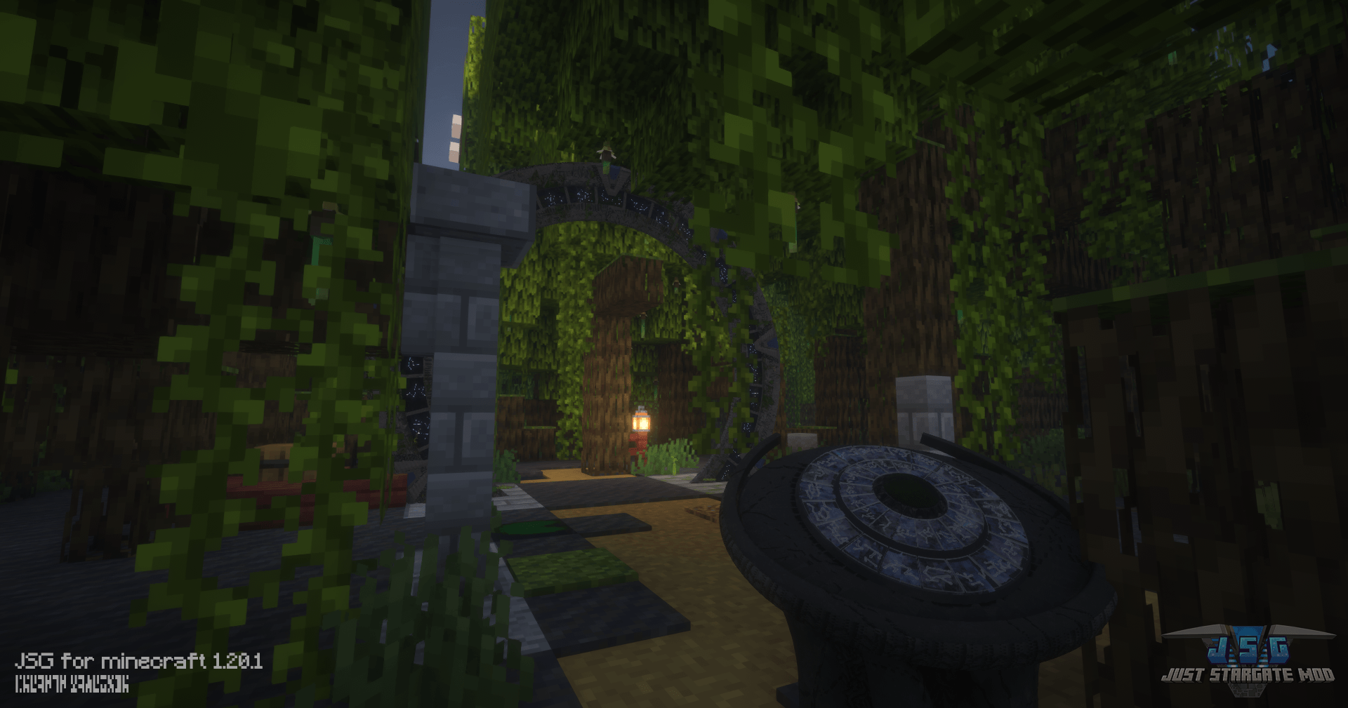 The Pegasus stargate generation process is slightly different; these gates generate directly into the terrain.