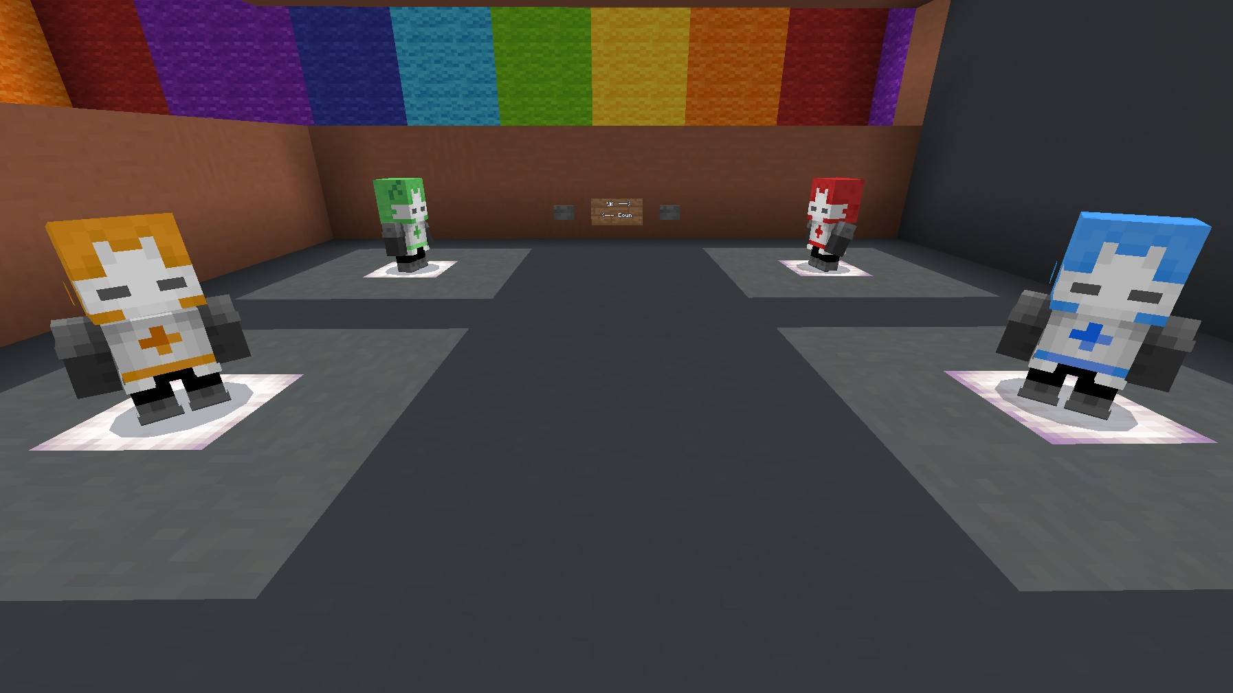 Thumbnail Green Knight, Red Knight, Orange Knight, Blue Knight