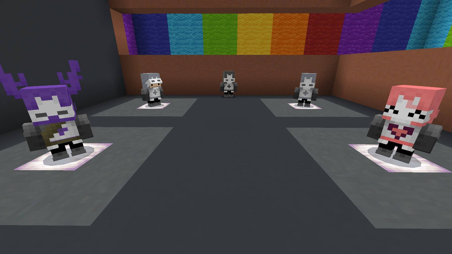 Thumbnail Open Face Grey Knight, Grey Knight, Blacksmith, Pink Knight