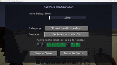 Demo menu config.
