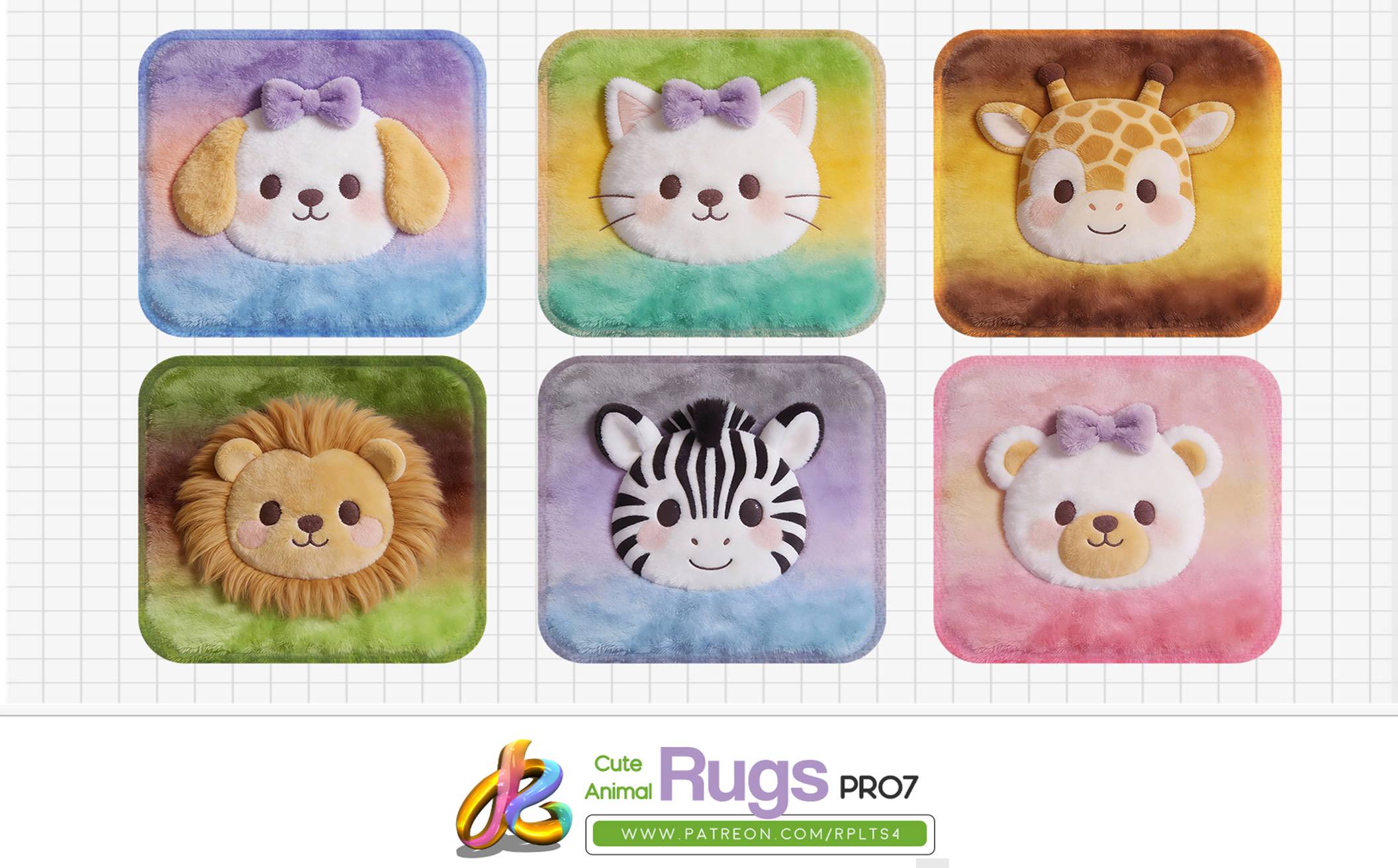 RPLts4 PR07 Cute Animal - RUGS