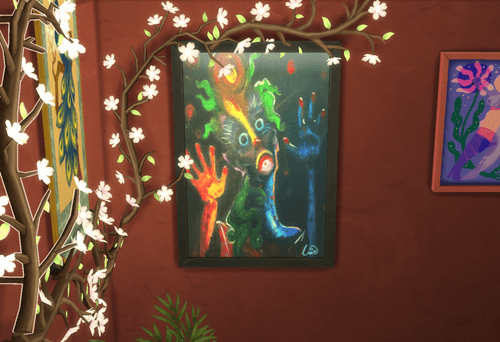 "Red Handed" in lights