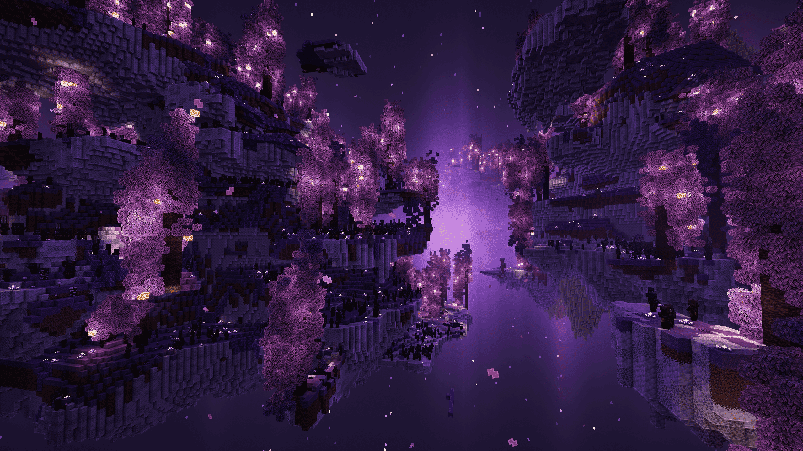 Over 6 different biomes, 2 new bosses, overhauled ender dragon fight, and a ton of new exclusive items thanks to the Stellarity Datapack!