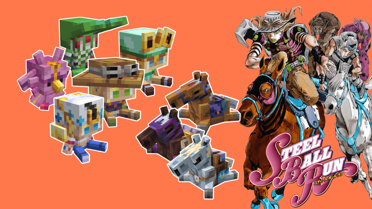 Johnny Joestar, Gyro Zeppeli, Tusk Act 1, Ball Breaker, Slow Dancer, Valkyrie, Diego Brando and Silver Bullet