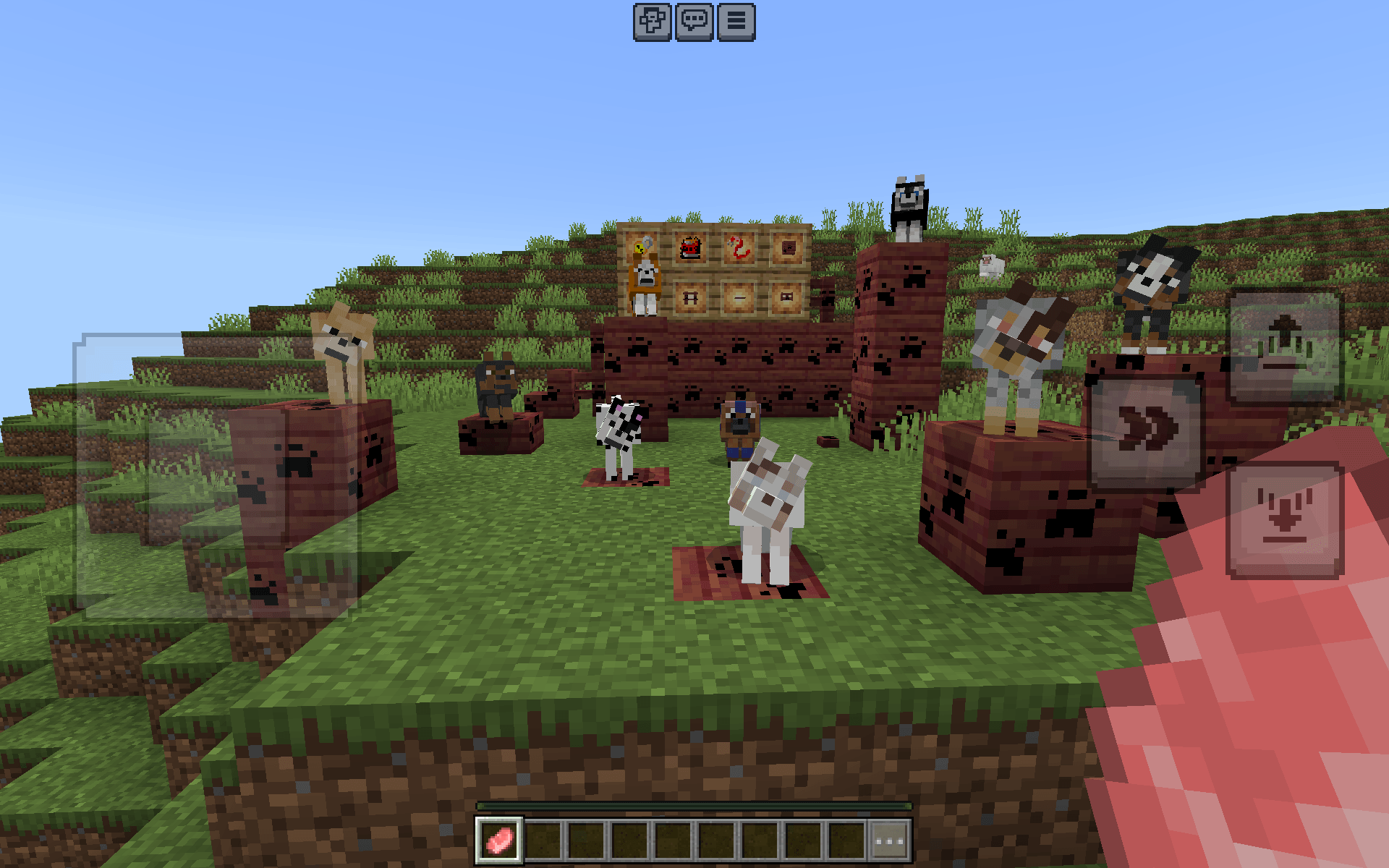 Redesgined to be dog breeds instead of wolves