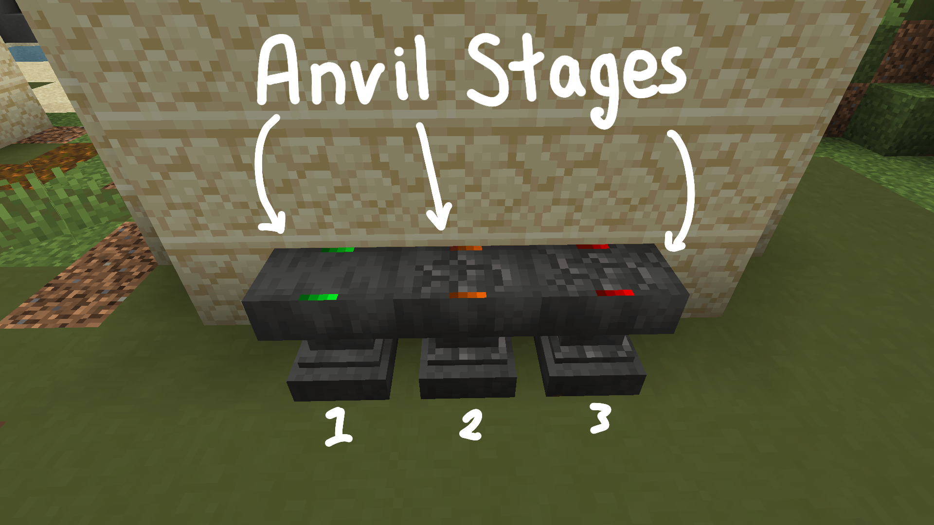 Clear anvil stages