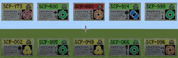 Scp Minecraft Labels Mod Java Scp Labels - Scp Labels - I (1.0.20) - Minecraft Bedrock Addons ...