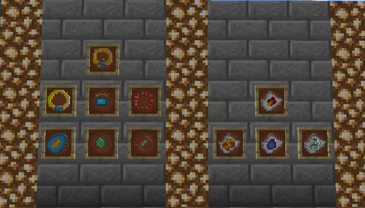 New accessories and scrolls that give a bonus to spells