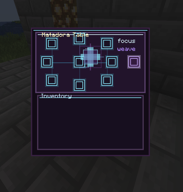 At this table you can craft powerful magical weapons and artifacts