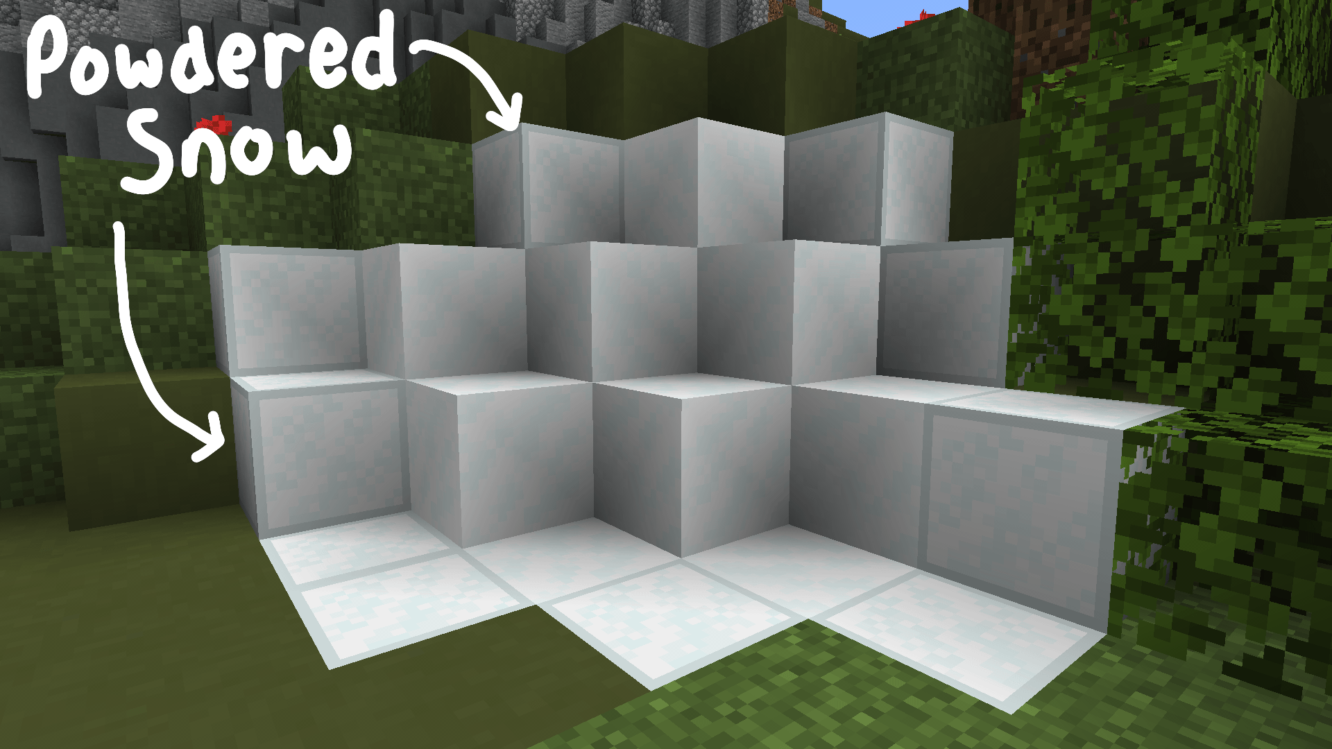 Thumbnail Powdered snow has borders as well