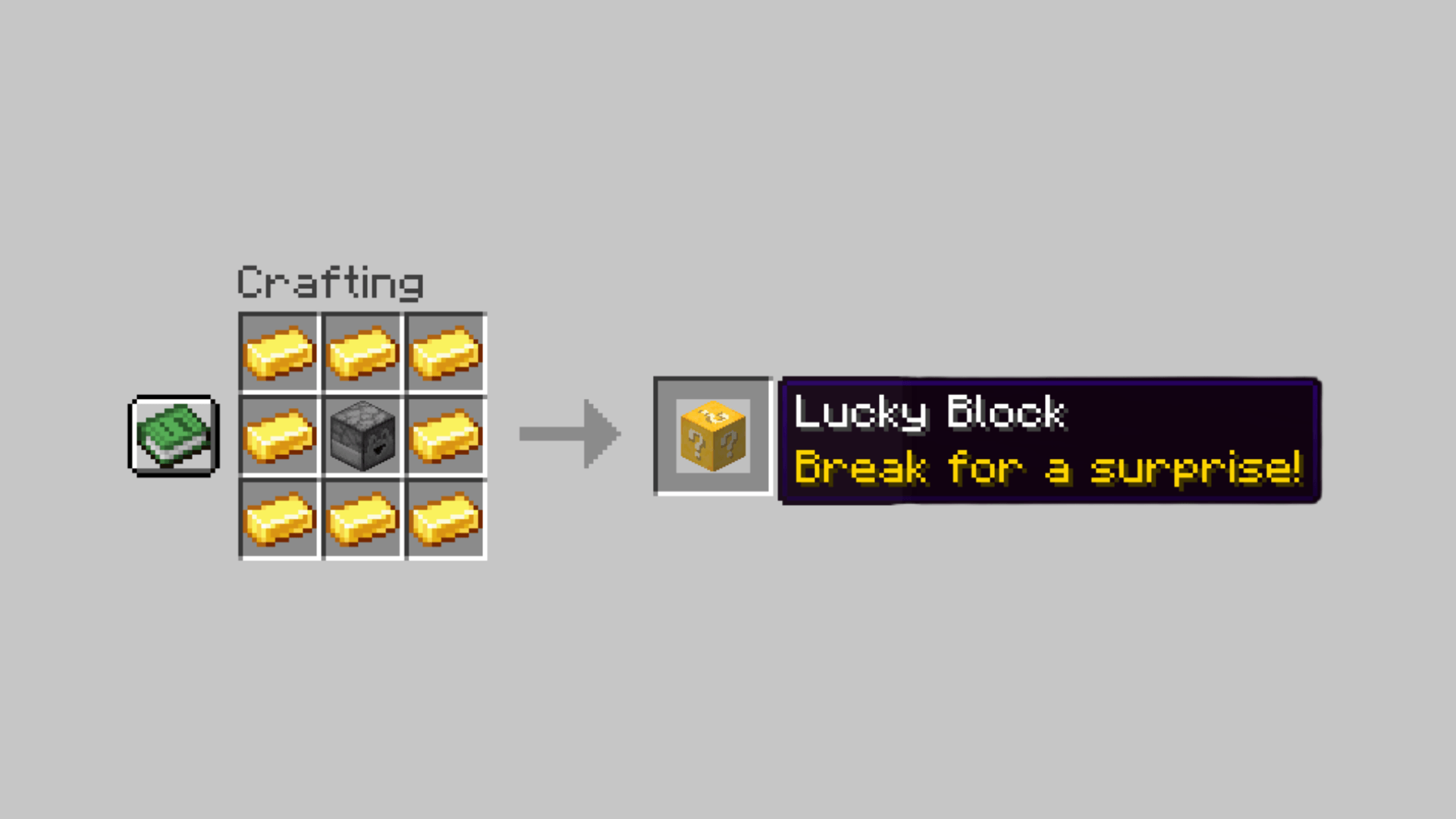 Thumbnail To craft: 8 gold ingots surrounding a dropper.