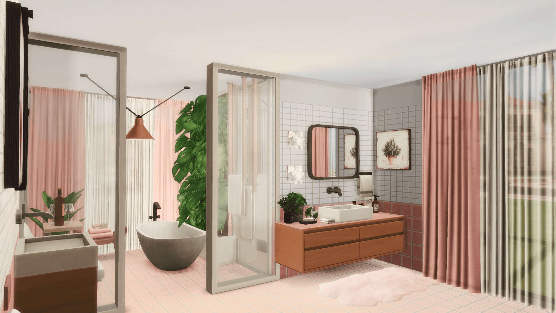 Rose Bathroom - Gallery - The Sims 4 Rooms / Lots - CurseForge