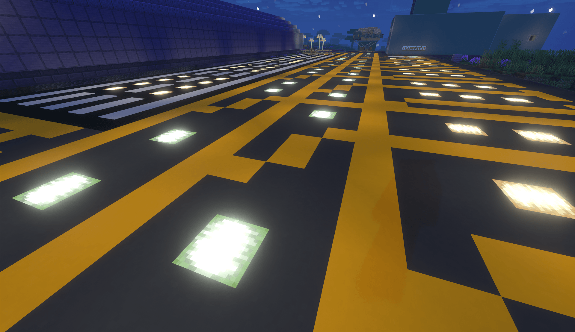 Airport with some builds and runway