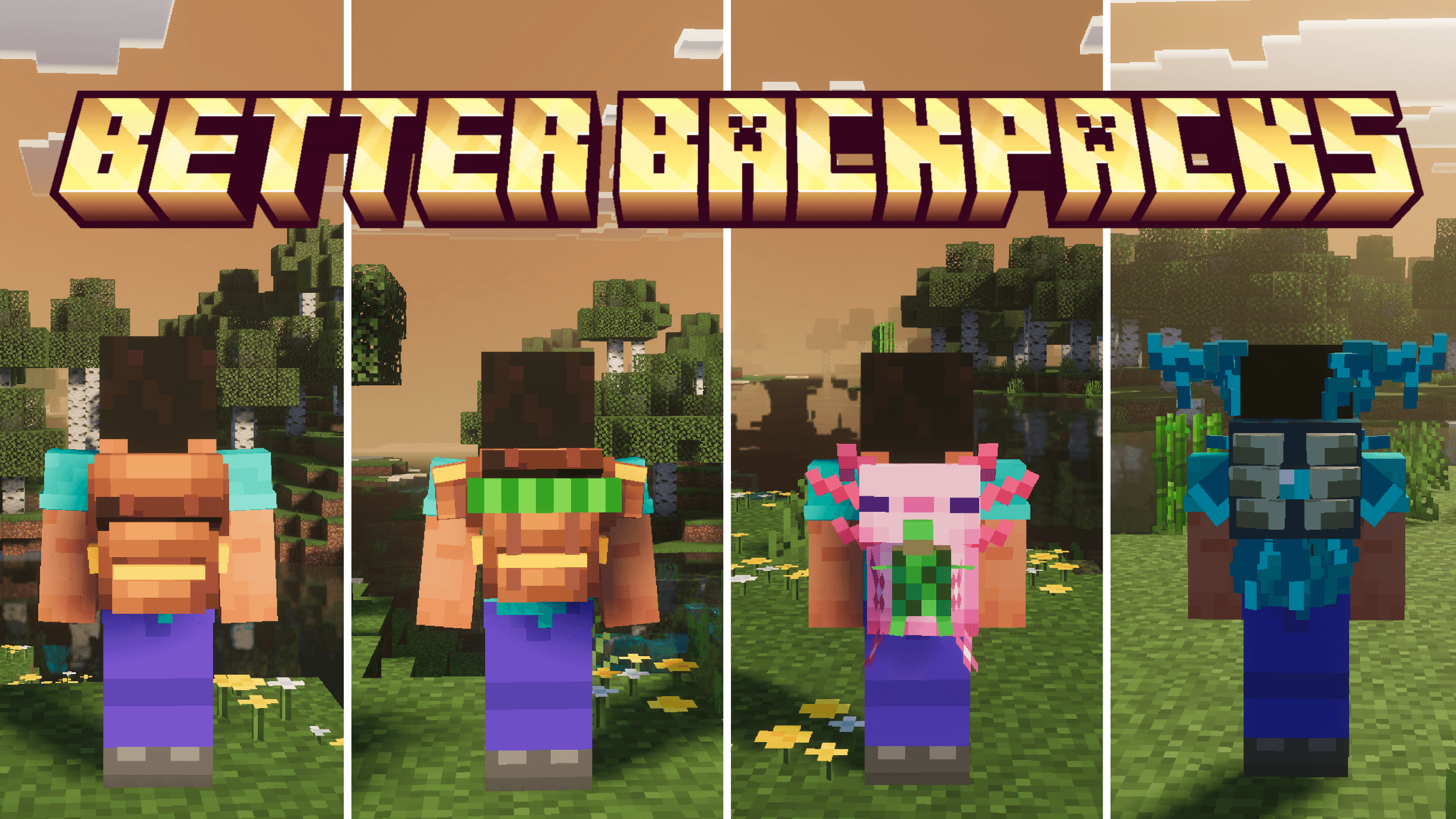 تحميل مود حقائب الظهر المحمولة لماين كرافت