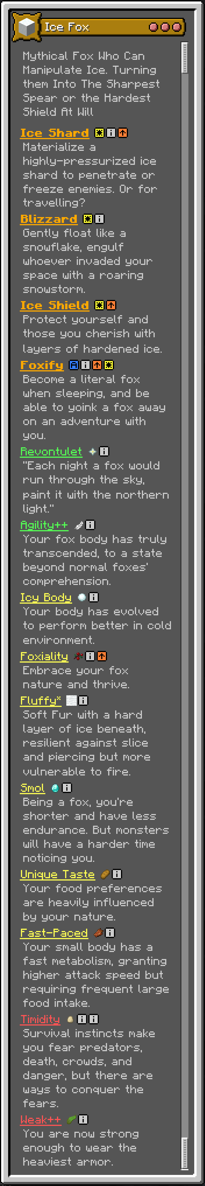 Ice Fox Power Oreview