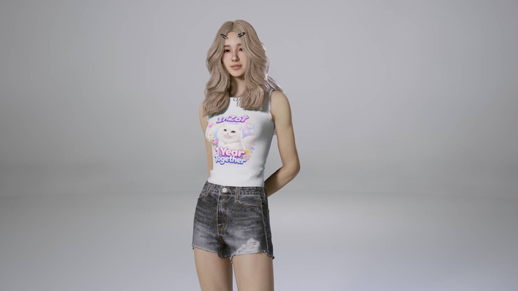 Inzoi Ropa Inzoi 1st Anniversary T-Shirt F - inZOI Create a Zoi - CurseForge