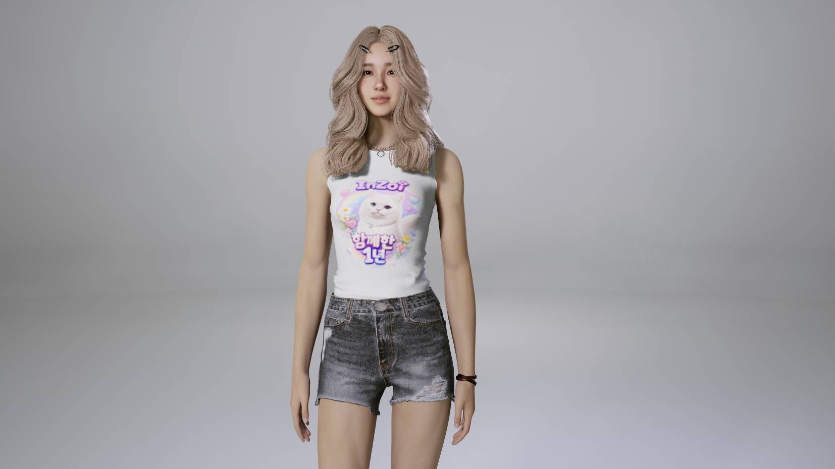 Inzoi Ropa Inzoi 1st Anniversary T-Shirt F - inZOI Create a Zoi - CurseForge