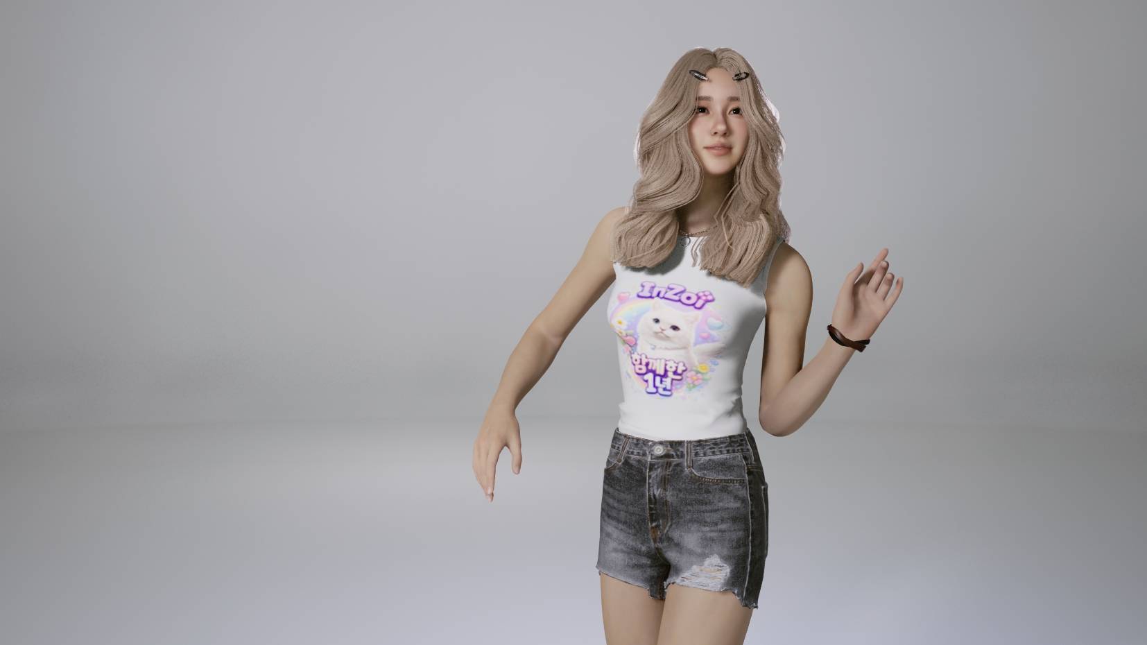 Inzoi Ropa Inzoi 1st Anniversary T-Shirt F - inZOI Create a Zoi - CurseForge