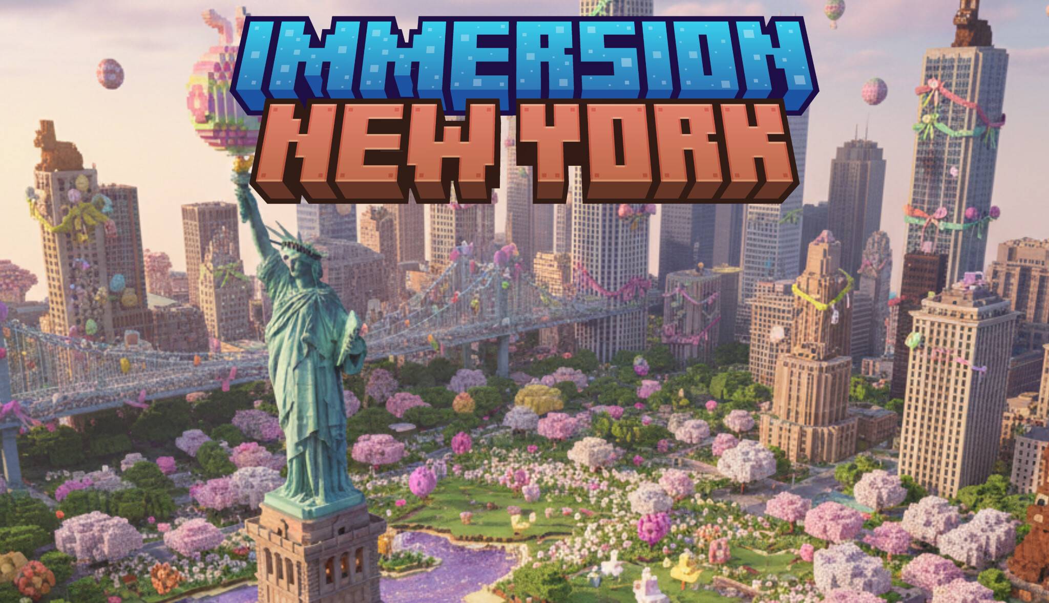 تحميل عالم مدينة نيويورك الاستكشافي لماين كرافت