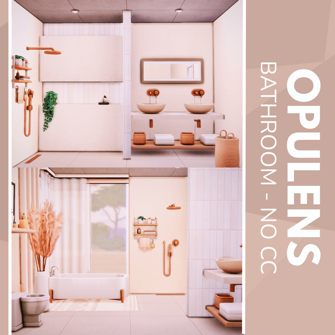 Opulens Bathroom - No CC - Gallery - The Sims 4 Rooms / Lots - CurseForge