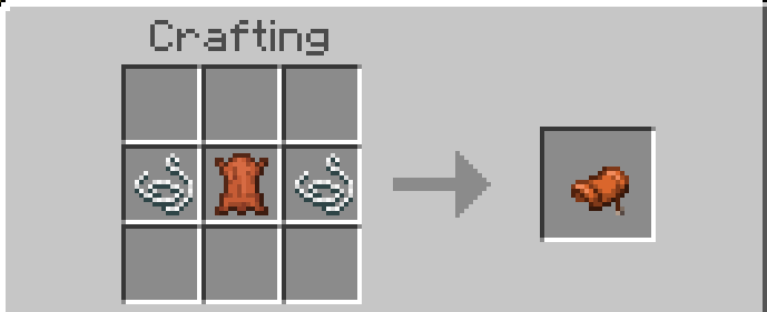 crafting recipe for the saddle